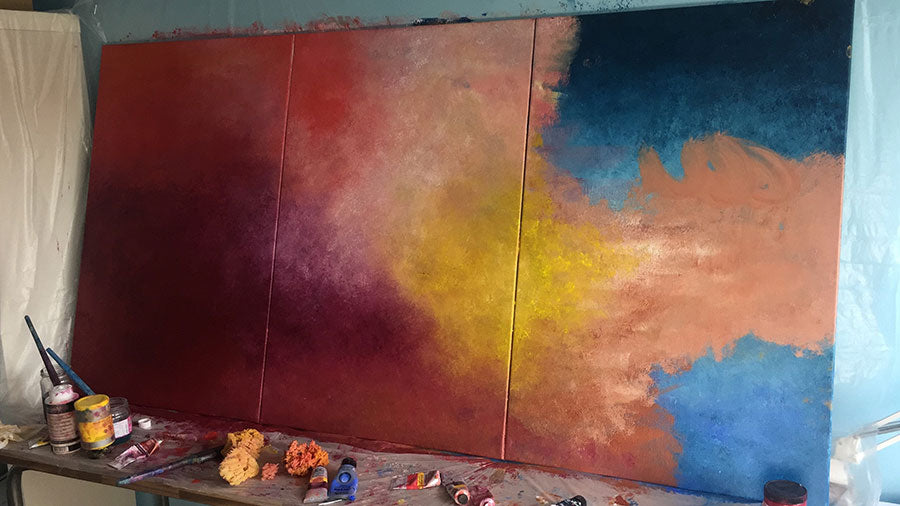 Working on My Biggest Commission (So Far)
