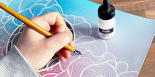 How to use White Ink for Line Work
