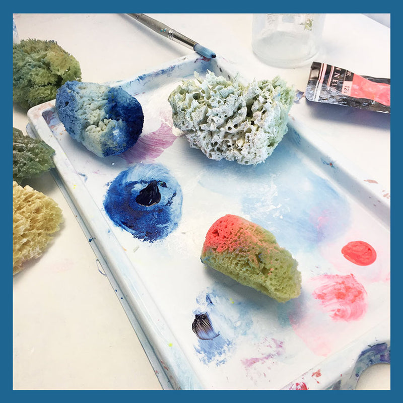 Create Beautiful Abstract Art With Sponges + Bonuses
