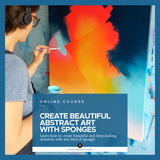 Create Beautiful Abstract Art With Sponges + Bonuses